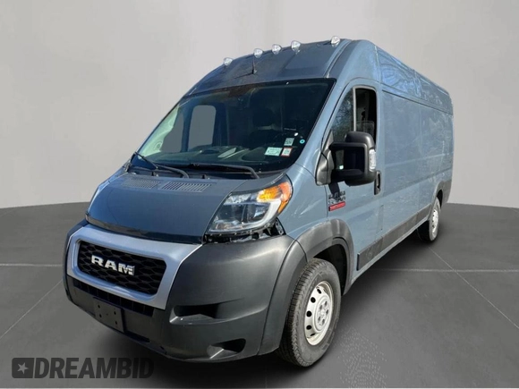 2020 Ram ProMaster Cargo with VIN 3C6URVJG1LE116990, listed as a Copart auction lot 51110785 with 61,813 mi miles and Clean Title. Bid and sale history available at carsss.com. Image 1.