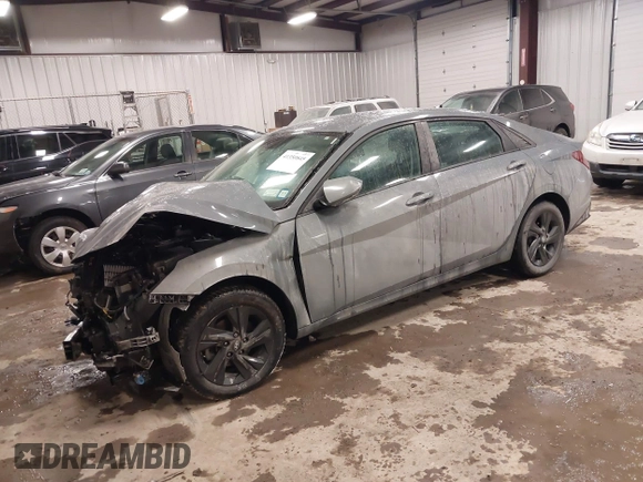 2021 Hyundai Elantra SEL with VIN KMHLS4AG1MU104484, listed as a IAAI auction lot 41350845 with 33,459 mi miles. Bid and sale history available at carsss.com. Image 18.