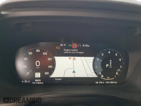 2020 Volvo XC40 Inscription with VIN YV4AC2HL9L2240921, listed as a Copart auction lot 45396115 with 58,576 mi miles and Salvage Title. Bid and sale history available at carsss.com. Image 9.