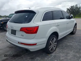 2014 Audi Q7 Premium Plus with VIN WA1LGAFE2ED018513, listed as a IAAI auction lot 42815204 with 121,094 mi miles and . Bid and sale history available at DreamBid. Image 4.
