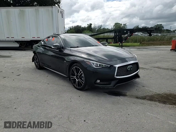 2018 Infiniti Q60 Sport with VIN JN1EV7EL0JM390193, listed as a Copart auction lot 75081554 with 62,331 mi miles and Salvage title. Bid and sale history available at DreamBid. Image 10.