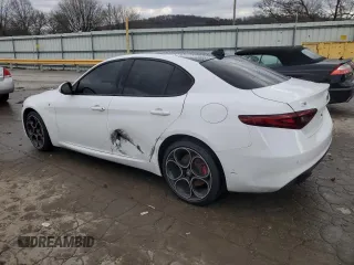 2022 Alfa Romeo Giulia Veloce z VIN ZARFANBN2N7653138, wystawiony jako Copart lot #41444005 z przebiegiem Nie podano mil oraz Szkody całkowita. Historia ofert i sprzedaży dostępna na DreamBid. Obrazek 2.