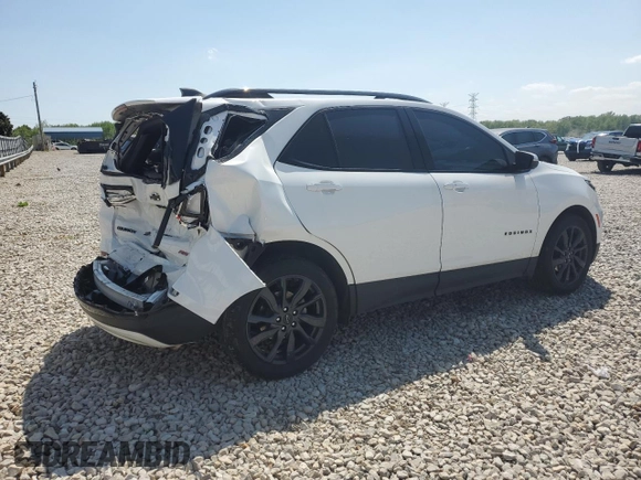 2024 Chevrolet Equinox RS z VIN 3GNAXMEG7RS194696, wystawiony jako Copart lot #52764115 z przebiegiem 27 998 mil mil oraz Szkoda całkowita • Salvage title. Historia ofert i sprzedaży dostępna na DreamBid. Obrazek 3.