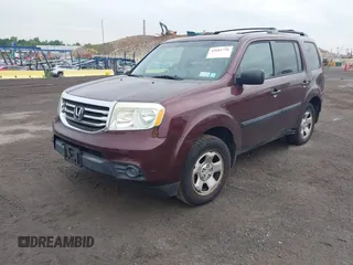 2013 Honda Pilot LX with VIN 5FNYF4H25DB029032, listed as a IAAI auction lot 42661736 with 128,096 mi miles and . Bid and sale history available at DreamBid. Image 2.