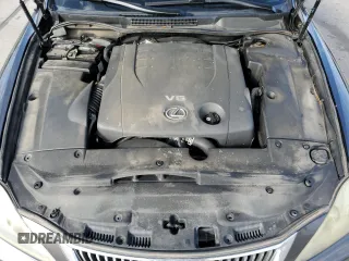 2010 Lexus IS 250 with VIN JTHCF5C29A5042532, listed as a Copart auction lot 62377585 with 204,755 mi miles and Salvage title. Bid and sale history available at DreamBid. Image 11.