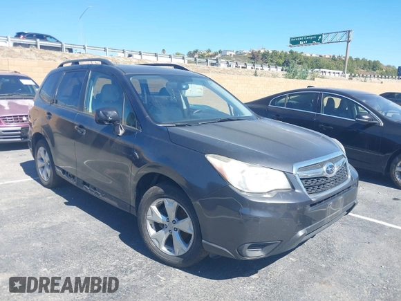2014 Subaru Forester Premium with VIN JF2SJAEC5EH473790, listed as a IAAI auction lot 41446023 with Not Provided miles and . Bid and sale history available at DreamBid. Image 1.