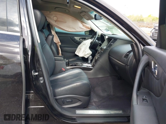 2017 Infiniti QX70 with VIN JN8CS1MW4HM414936, listed as a IAAI auction lot 42035425 with 127,220 mi miles and . Bid and sale history available at DreamBid. Image 5.