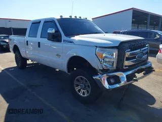 2015 Ford Super Duty F-250 SRW Lariat with VIN 1FT7W2BT9FEA55736, listed as a IAAI auction lot 41339175 with 355,582 mi miles. Bid and sale history available at carsss.com. Image 1.