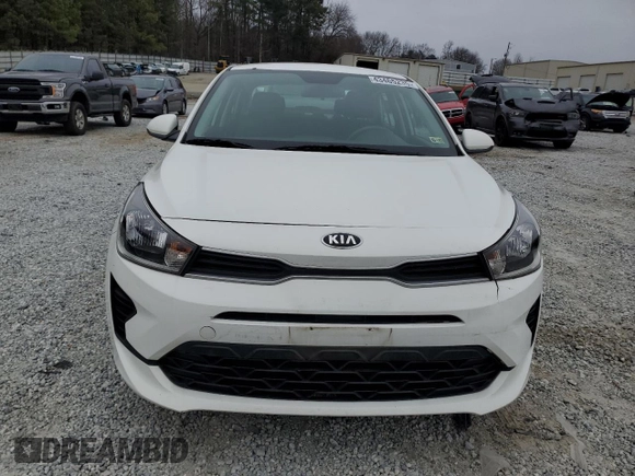 2021 Kia Rio LX with VIN 3KPA24AD3ME392203, listed as a Copart auction lot 43465235 with 33,959 mi miles and Salvage Title. Bid and sale history available at carsss.com. Image 5.