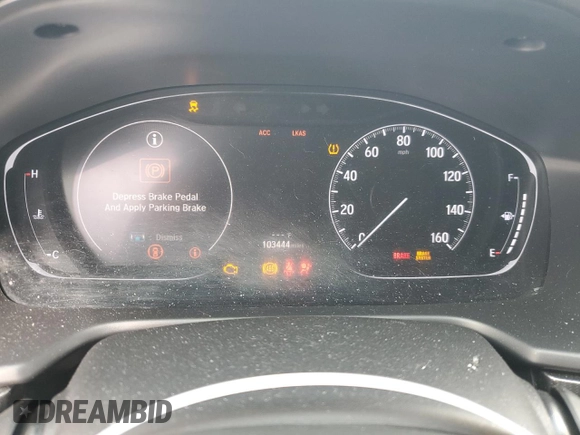 2019 Honda Accord Sport with VIN 1HGCV1F34KA149340, listed as a Copart auction lot 54441635 with 103,444 mi miles and Salvage Title. Bid and sale history available at DreamBid. Image 9.