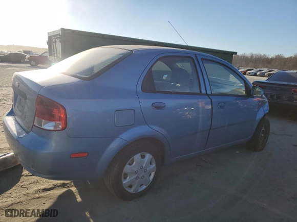 2004 Chevrolet Aveo with VIN KL1TD52654B269595, listed as a Copart auction lot 87372834 with 109,468 mi miles and Salvage Title. Bid and sale history available at carsss.com. Image 3.