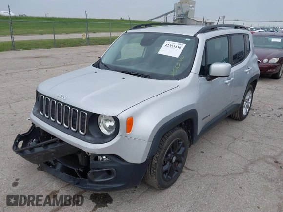 2017 Jeep Renegade Altitude with VIN ZACCJABB1HPE82336, listed as a IAAI auction lot 42353436 with 62,843 mi miles and . Bid and sale history available at DreamBid. Image 18.