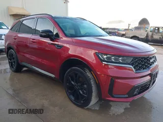 2022 Kia Sorento SX Prestige with VIN 5XYRK4LFXNG092714, listed as a IAAI auction lot 42750268 with 100,407 mi miles and . Bid and sale history available at DreamBid. Image 1.