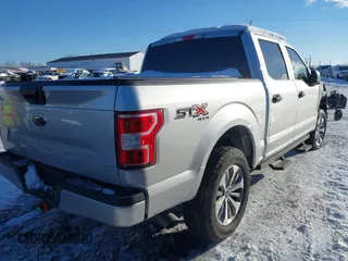 2018 Ford F-150 XL with VIN 1FTEW1E52JFA65400, listed as a IAAI auction lot 41280094 with 1 mi miles. Bid and sale history available at carsss.com. Image 4.