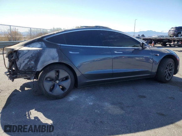 2018 Tesla Model 3 Long Range Battery with VIN 5YJ3E1EA9JF016464, listed as a Copart auction lot 46349505 with Not Provided miles and Salvage Title. Bid and sale history available at DreamBid. Image 3.