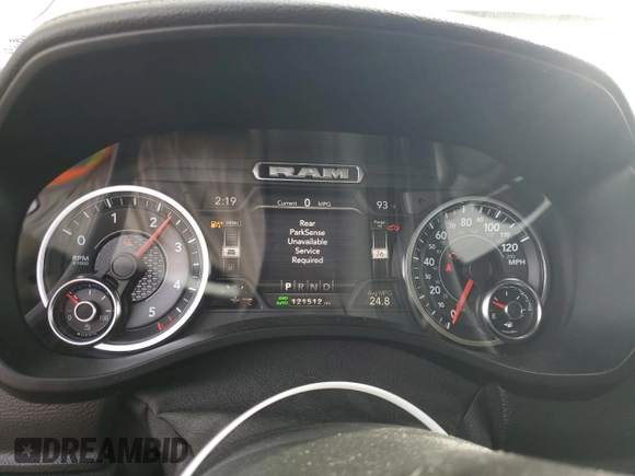 2020 Ram 1500 Laramie with VIN 1C6SRFJM7LN355667, listed as a Copart auction lot 45062385 with 121,512 mi miles and Salvage title. Bid and sale history available at DreamBid. Image 9.