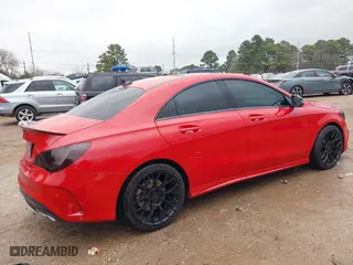 2018 Mercedes-Benz CLA with VIN WDDSJ4EB4JN608802, listed as a IAAI auction lot 41282694 with 80,582 mi miles. Bid and sale history available at carsss.com. Image 4.