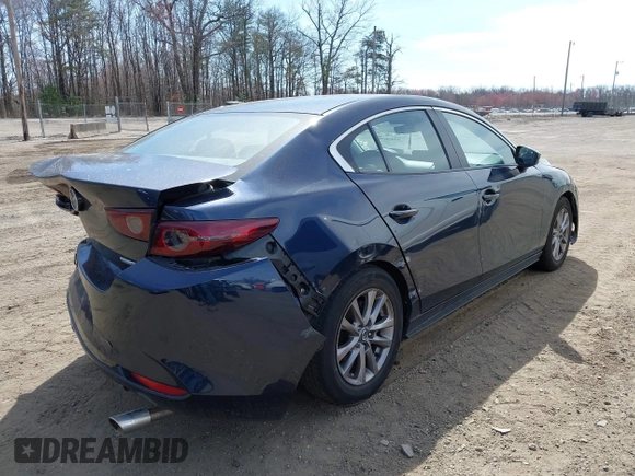 2021 Mazda 3 S with VIN 3MZBPAAL2MM253405, listed as a IAAI auction lot 41836752 with 63 mi miles and . Bid and sale history available at DreamBid. Image 4.