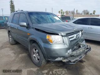 2007 Honda Pilot EX-L with VIN 5FNYF28647B016901, listed as a IAAI auction lot 41522913 with 159,244 mi miles. Bid and sale history available at carsss.com. Image 1.