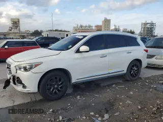 2013 Infiniti JX35 with VIN 5N1AL0MN1DC302186, listed as a Copart auction lot 78992414 with 190,935 mi miles and Salvage Title. Bid and sale history available at carsss.com. Image 1.