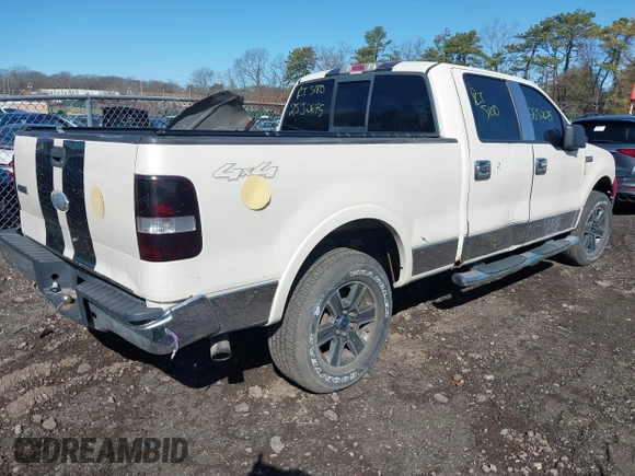 2007 Ford F-150 XLT with VIN 1FTPW14V17FA03392, listed as a IAAI auction lot 41794739 with 999,999 mi miles. Bid and sale history available at carsss.com. Image 4.