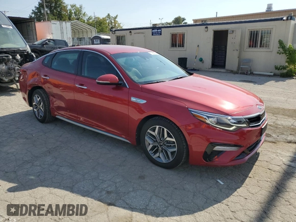 2020 Kia Optima Hybrid EX with VIN KNAGU4LE8L5037660, listed as a Copart auction lot 71969784 with 60,330 mi miles and Salvage Title. Bid and sale history available at carsss.com. Image 4.