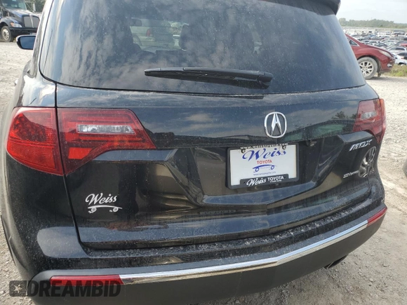 2013 Acura MDX Advance Pkg with VIN 2HNYD2H60DH521615, listed as a Copart auction lot 66623033 with 133,489 mi miles and Salvage Title. Bid and sale history available at carsss.com. Image 6.