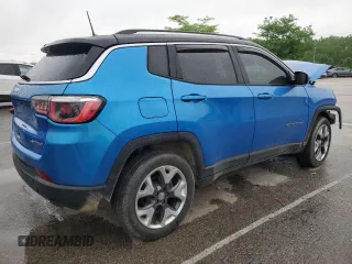 2019 Jeep Compass Limited z VIN 3C4NJDCB8KT666357, wystawiony jako Copart lot #55207635 z przebiegiem Nie podano mil oraz Szkoda całkowita • Salvage title. Historia ofert i sprzedaży dostępna na DreamBid. Obrazek 3.