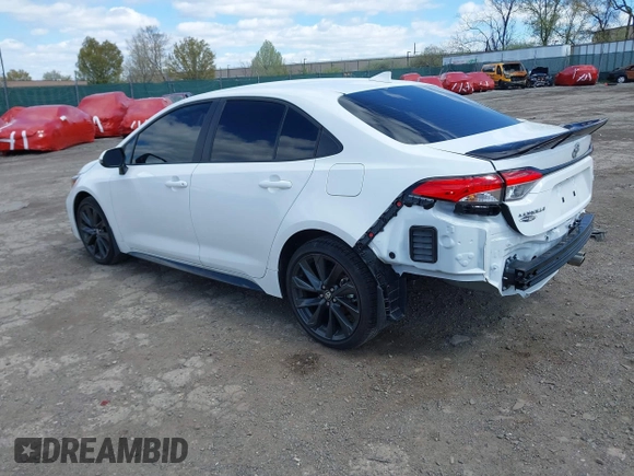 2024 Toyota Corolla SE with VIN 5YFS4MCE3RP208811, listed as a IAAI auction lot 41991955 with 12,685 mi miles and . Bid and sale history available at DreamBid. Image 3.