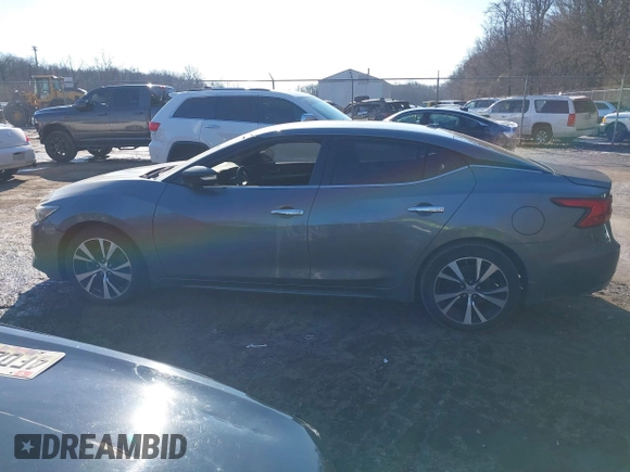 2018 Nissan Maxima SV with VIN 1N4AA6AP9JC402007, listed as a IAAI auction lot 41586817 with 145,870 mi miles. Bid and sale history available at carsss.com. Image 14.