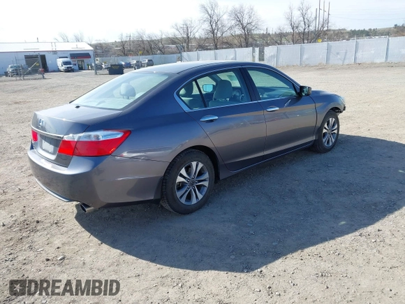 2014 Honda Accord LX z VIN 1HGCR2F37EA069769, wystawiony jako IAAI lot #42047190 z przebiegiem 125 309 mil mil oraz . Historia ofert i sprzedaży dostępna na DreamBid. Obrazek 4.