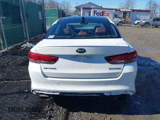 2016 Kia Optima SX Turbo with VIN 5XXGW4L29GG025604, listed as a IAAI auction lot 41687483 with 112,853 mi miles and . Bid and sale history available at carsss.com. Image 17.