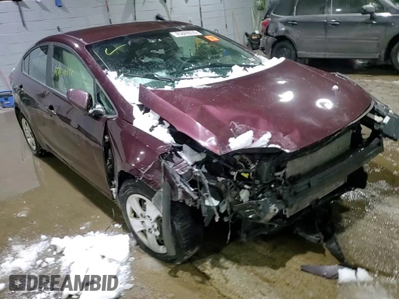 2017 Kia Forte LX with VIN 3KPFK4A76HE161009, listed as a Copart auction lot 45849035 with 164,338 mi miles and Salvage Title. Bid and sale history available at DreamBid. Image 10.