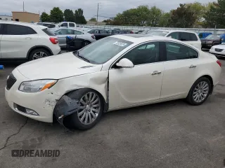 2013 Buick Regal Turbo Premium 1 with VIN 2G4GS5EV7D9247775, listed as a Copart auction lot 72325524 with 157,755 mi miles and Salvage Title. Bid and sale history available at carsss.com. Image 1.