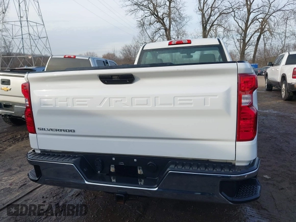 2020 Chevrolet Silverado 1500 Work Truck with VIN 3GCNWAEF6LG262192, listed as a IAAI auction lot 41051629 with 46,663 mi miles. Bid and sale history available at carsss.com. Image 16.