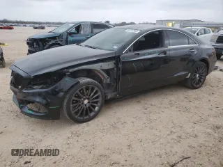 2015 Mercedes-Benz CLS-Class CLS 400 with VIN WDDLJ6FB0FA153170, listed as a Copart auction lot 46731265 with 80,842 mi miles and Salvage Title. Bid and sale history available at carsss.com. Image 1.