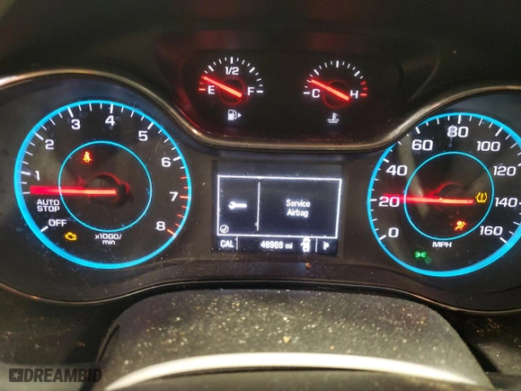 2016 Chevrolet Cruze LS with VIN 1G1BC5SM2G7249441, listed as a Copart auction lot 82374644 with 48,966 mi miles and Salvage Title. Bid and sale history available at carsss.com. Image 9.