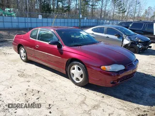 2002 Chevrolet Monte Carlo SS with VIN 2G1WX15K529221892, listed as a IAAI auction lot 41458275 with 1 mi miles. Bid and sale history available at carsss.com. Image 1.