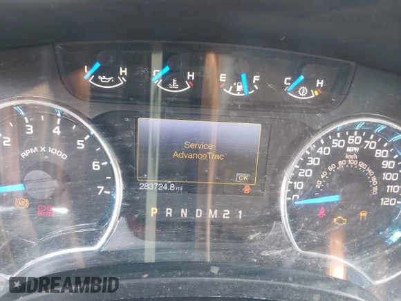 2013 Ford F-150 XL with VIN 1FTEX1CM2DFA94729, listed as a IAAI auction lot 41995108 with 283,724 mi miles. Bid and sale history available at carsss.com. Image 7.