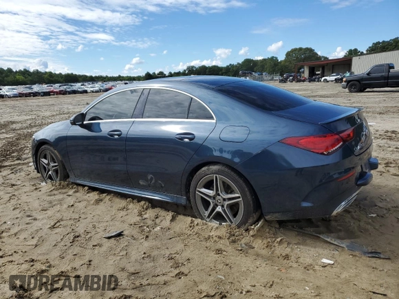 2020 Mercedes-Benz CLA 250 z VIN WDD5J4HB4LN033919, wystawiony jako Copart lot #57874365 z przebiegiem 73 086 mil mil oraz Szkoda całkowita • Salvage title. Historia ofert i sprzedaży dostępna na DreamBid. Obrazek 2.