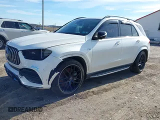 2022 Mercedes-Benz GLE 53 AMG with VIN 4JGFB6BB4NA585216, listed as a IAAI auction lot 41639687 with 31,940 mi miles and . Bid and sale history available at DreamBid. Image 2.