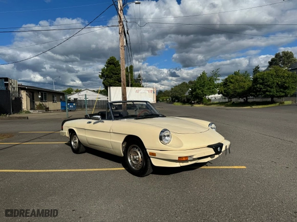 1985 Alfa Romeo Alfa Romeo Veloce with VIN ZARBA5415F1020937, listed as a Copart auction lot 63728494 with 115,547 mi miles and Clean Title. Bid and sale history available at carsss.com. Image 1.