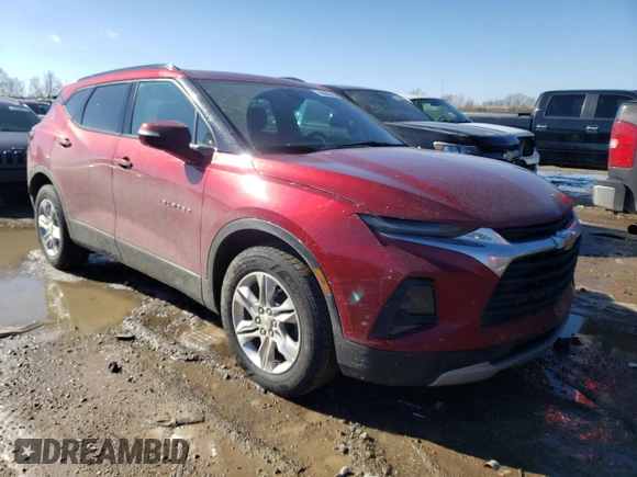 2021 Chevrolet Blazer LT z VIN 3GNKBJRS2MS507372, wystawiony jako Copart lot #45866645 z przebiegiem 62 212 mil mil oraz Szkoda całkowita • Salvage title. Historia ofert i sprzedaży dostępna na DreamBid. Obrazek 4.