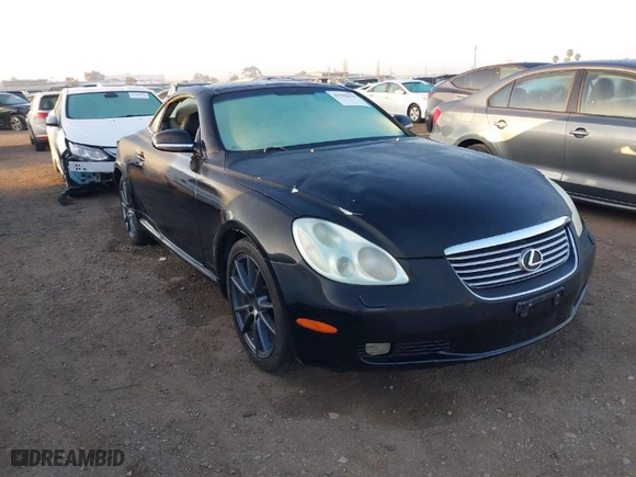 2002 Lexus SC 430 with VIN JTHFN48Y020009103, listed as a IAAI auction lot 41502634 with NaN miles. Bid and sale history available at carsss.com. Image 1.