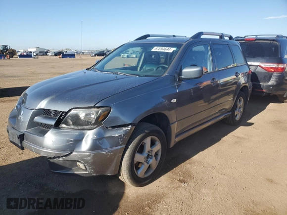 2004 Mitsubishi Outlander XLS with VIN JA4LX41F14U023962, listed as a Copart auction lot 73241294 with 220,024 mi miles and Non Repairable. Bid and sale history available at carsss.com. Image 1.