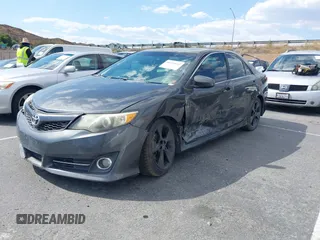 2012 Toyota Camry SE with VIN 4T1BK1FK8CU011838, listed as a IAAI auction lot 40291612 with 1 mi miles. Bid and sale history available at carsss.com. Image 2.