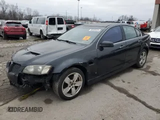 2009 Pontiac G8 with VIN 6G2ER57759L194880, listed as a Copart auction lot 86408424 with 0 mi miles and Clean Title. Bid and sale history available at carsss.com. Image 1.