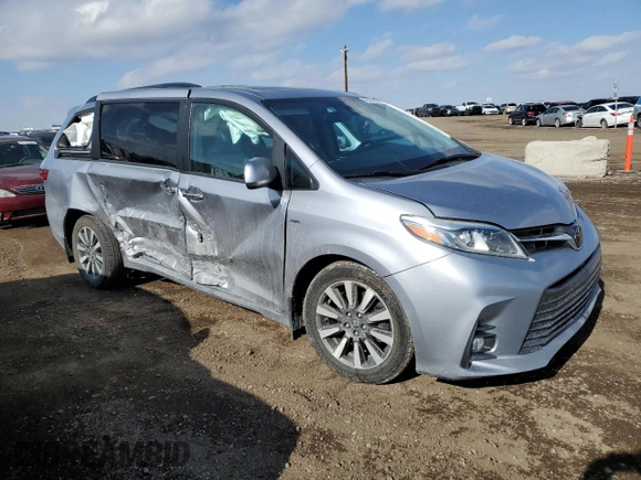 2018 Toyota Sienna XLE with VIN 5TDDZ3DC8JS189296, listed as a Copart auction lot 49656255 with 161,403 mi miles and Salvage Title. Bid and sale history available at carsss.com. Image 4.