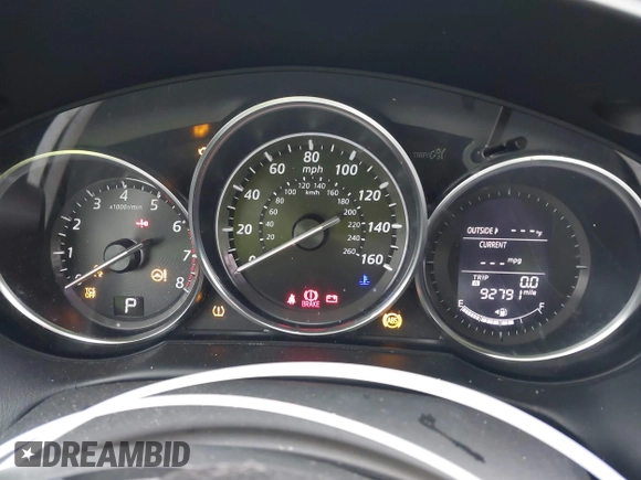 2015 Mazda CX-5 Touring with VIN JM3KE4CY1F0545305, listed as a IAAI auction lot 41234599 with 92,791 mi miles. Bid and sale history available at carsss.com. Image 7.