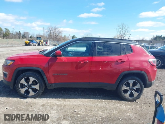2018 Jeep Compass Altitude with VIN 3C4NJDBBXJT101043, listed as a IAAI auction lot 41937293 with 80,439 mi miles and . Bid and sale history available at carsss.com. Image 15.